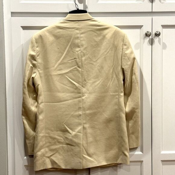 English Sports Shop Bermuda Linen Sports Coat 2 Button Blazer Mens Sz 39R - Picture 2 of 7